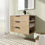 Meuble-lavabo mural simple 30,07 po avec plateau en résine