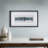 Framed Blue Agate Shadowbox Wall Decor Panel