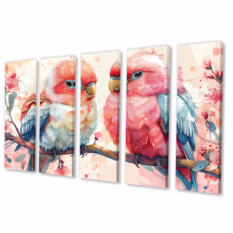 Ensemble d'art mural sur toile Saxatil, H 32 po x l 80 po