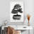 Harnek Bonsai Tree Black And White-108356265