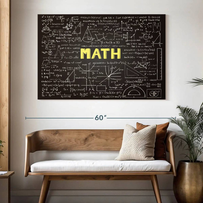 Keiri Math Chalkboard, 34" H x 51" W