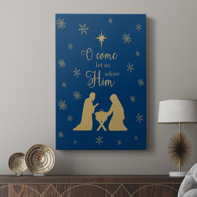 Come Let Us Adore Him -Gallery Wrapped Cavas