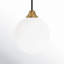 Luminaire suspendu sphère 1 lumière Hallas