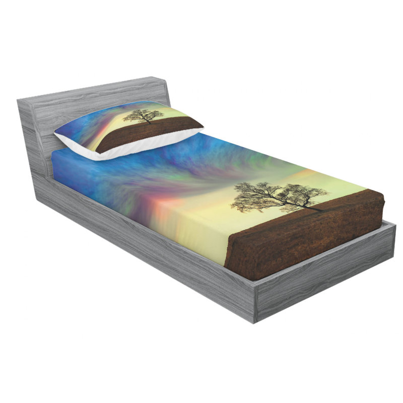 Microfiber Sheet Set, Twin XL Sheet Set with Fitted Sheet