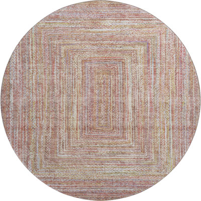 Premium Machine Washable Lubbers AMF1726 Geometric Rug