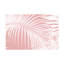 Art sur toile Silhouette, feuilles de palmier sur un rose Amini54-105649823