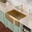 Farmhouse / Apron Single Bowl Kitchen Sink 16 Gauge Stainless Steel Kitchen Sink-93753024-93753026