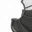 Fauteuil oscillant d'extérieur en osier Palos-133830765