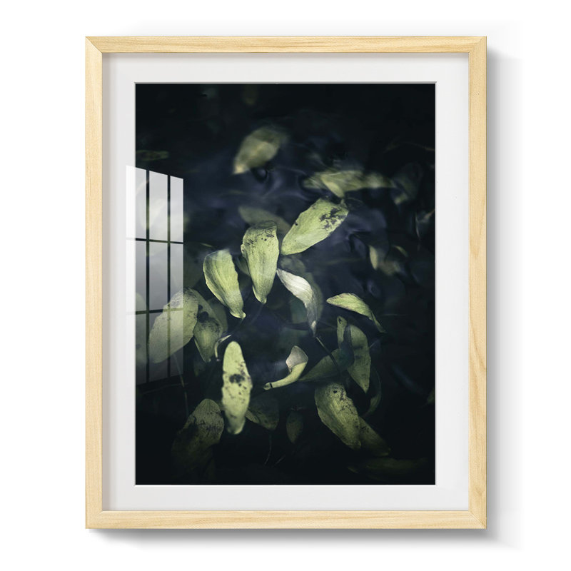 Dramatic Foliage II - Impression encadrée, Naturel, H 28,5 po x l 20,5 po