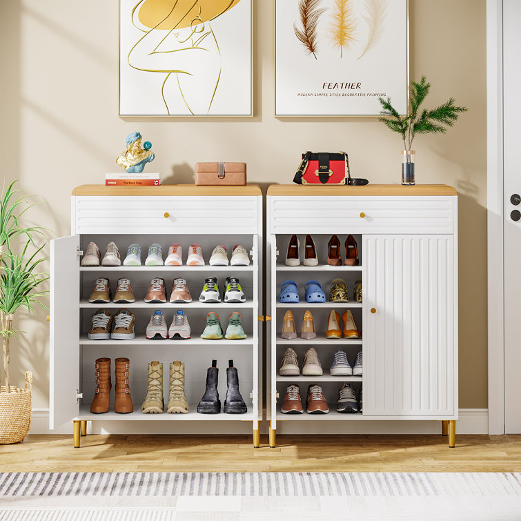 Povison  Shoe rack living room, Shoe rack cabinet design, Shoe