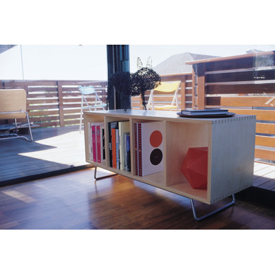 Burntwood Upholstered Storage Bench
