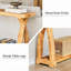 Console en bois massif de 63 po-1975350881