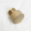TRIXES Ridged Drawer Knob – Matte-Gold -  Heavyweight Decorative Cabinet Drawer Wardrobe Desk Bureau Hardware - Ideal for DIY Projects