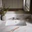 Iron Plains® Trough Rectangle Dual Mount Bathroom Sink with Overflow-27173360