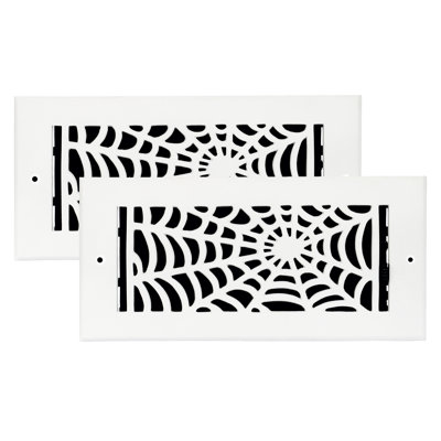 Ensemble de 2 ouvertures de conduit de 4 po x 10 po Spooky Gothic