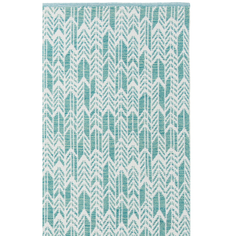 Legaspi Hand Woven Performance Chevron Rug, Rectangle 5' x 8'