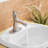 Single-Hole Single-handle Bathroom Faucet with Drain Assembly-70855235