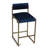Dajha Upholstered Counter Stool with Metal Frame