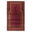 Tapis rouge en laine New Age One-of-a-Kind Rectangle 2 pi 11 po x 5 pi 1 po