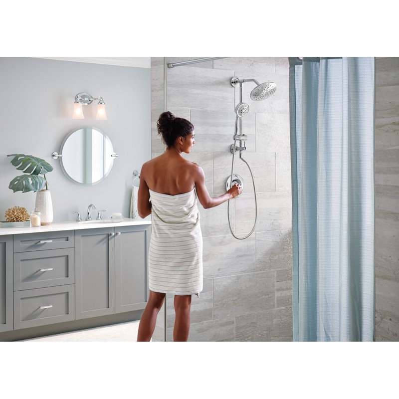 Moen Annex Rail Slide Bar Shower Pipe, Chrome