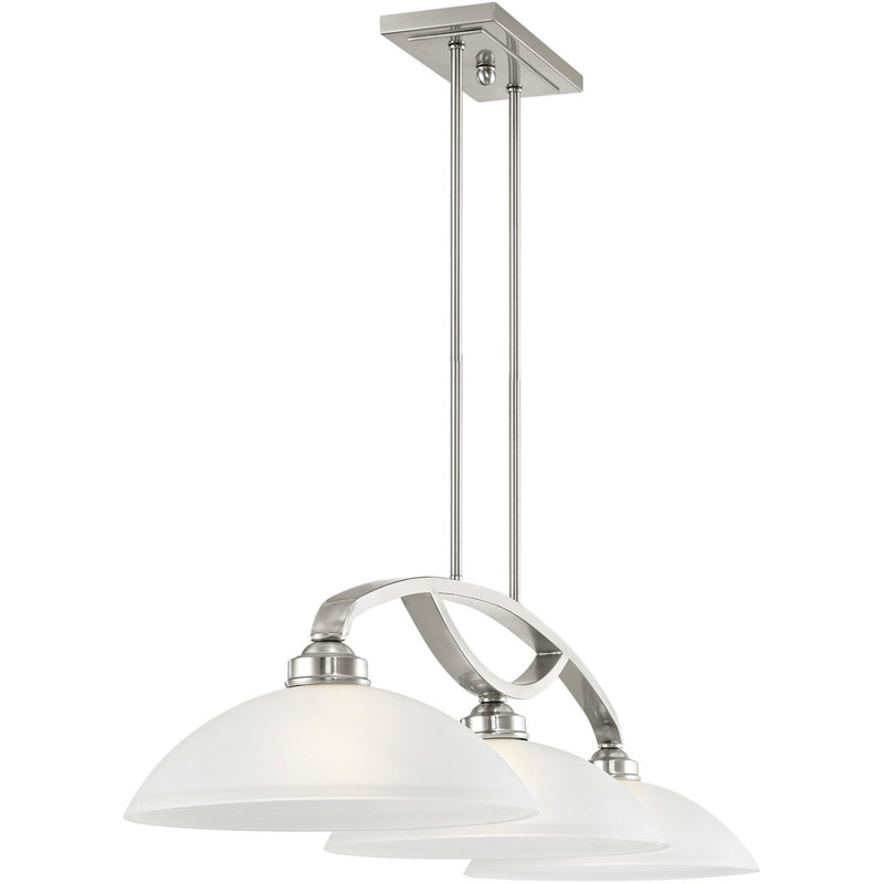 Luminaire suspendu pour îlot de cuisine à 3 lumières Bator