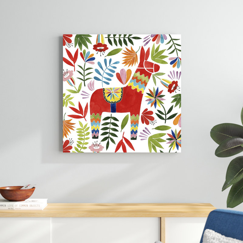 Festive Otomi II, H 30 po x l 30 po x P 1,25 po