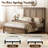 3-Piece Classic Solid Wood Bedroom Set,Includes 65" H Queen Size Bed And Two Nightstands,Light Brown-957545161-957545160