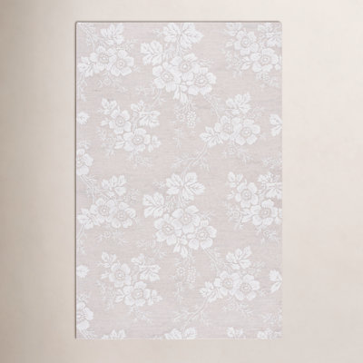 Hand-Tufted Wool Floral Rug