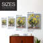 Impression florale vintage encadrée CCXLI - bois massif-112363667-112363664