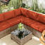 Housse de coussin pour groupe de sièges d'extérieur 14 pièces, seulement 14 housses-106894358
