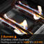 LIFERUN 2 - Burner Countertop Natural Gas 2000 BTU BTU Gas Grill
