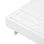 Chaise longue d'extérieur moderne, chaise longue inclinable réglable sans coussin