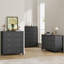 Commode 4/5 tiroirs pour chambre à coucher, commode noire moderne avec rangement pour vêtements-1536504670