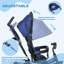 HOMCOM Trike for Kids 6 in 1 Tricycle Push Handle Brake 1-5 Years-101228251