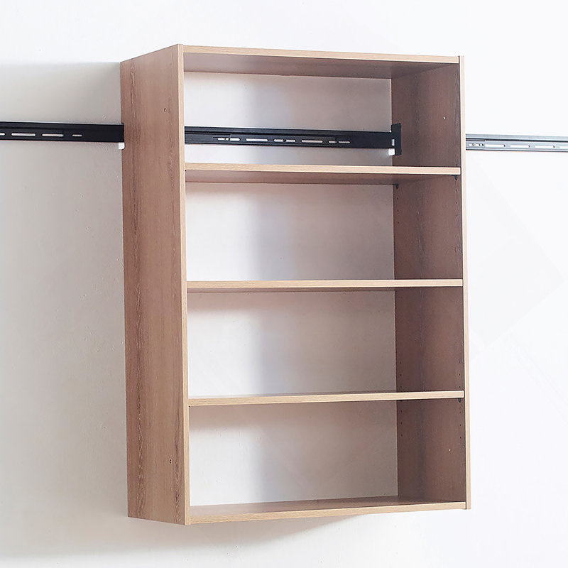 Devi Oak Wall Mounted Wood Closet System