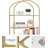 Arched Bookshelf Display Rack