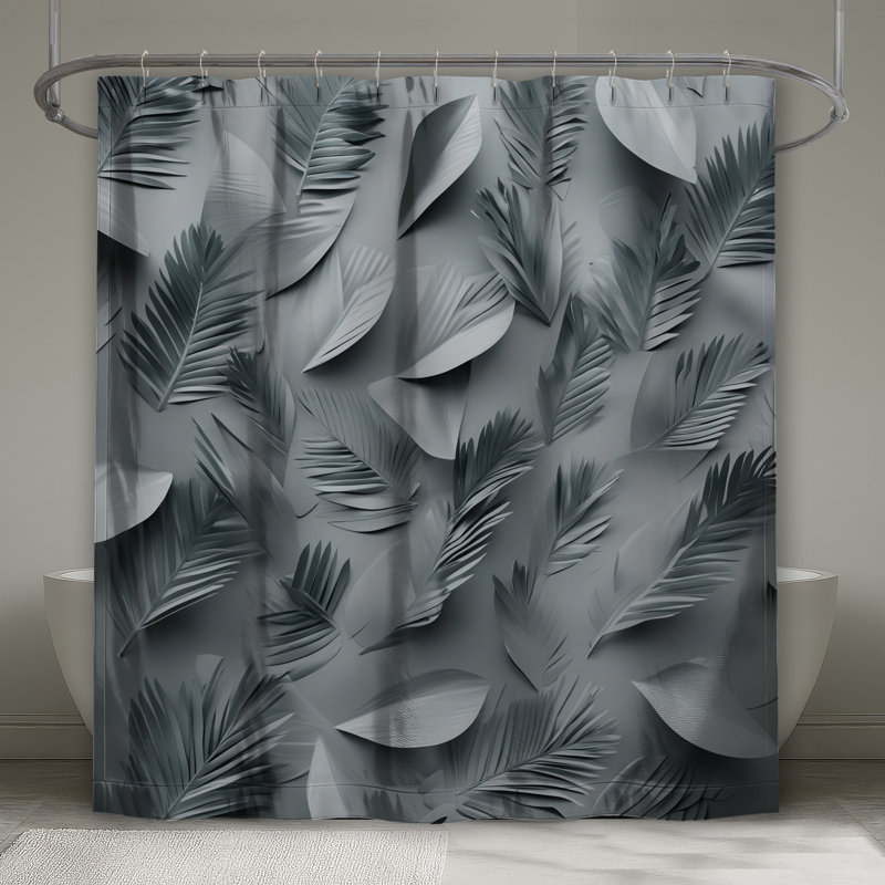 Rideaux de douche monochromes extra longs, L 70 po x H 84 po