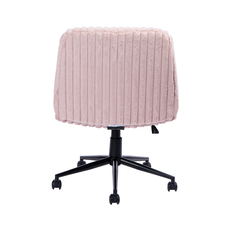 Fauteuil de jeu rotatif réglable rose Jettine