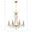 Lustre doré 8 lumières Emmelie