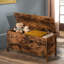 Quang Rectangle Chest Accent Storage Chest Ottoman Box Rustic Bedroom Furniture-94660491