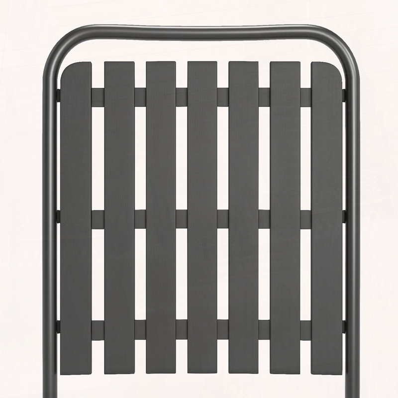 Ensemble de 2 chaises pliantes - Installation instantanée, capacité de 350 lb, résistant à la rouille et aux taches pour patio ou balcon