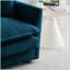 Canapé modulaire moderne en U avec méridienne réversible et amp; Double repose-pieds, chenille bleue pour le salon-2124168644
