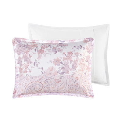Full/Queen Comforter With Floral Paisley Design, 2 Shams And Pillows, , Luxury Bedding Romantic Comforter, Elegant Textile