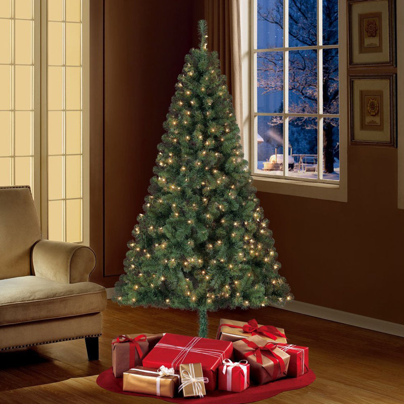 Sapin de Noël artificiel illuminé, 7'