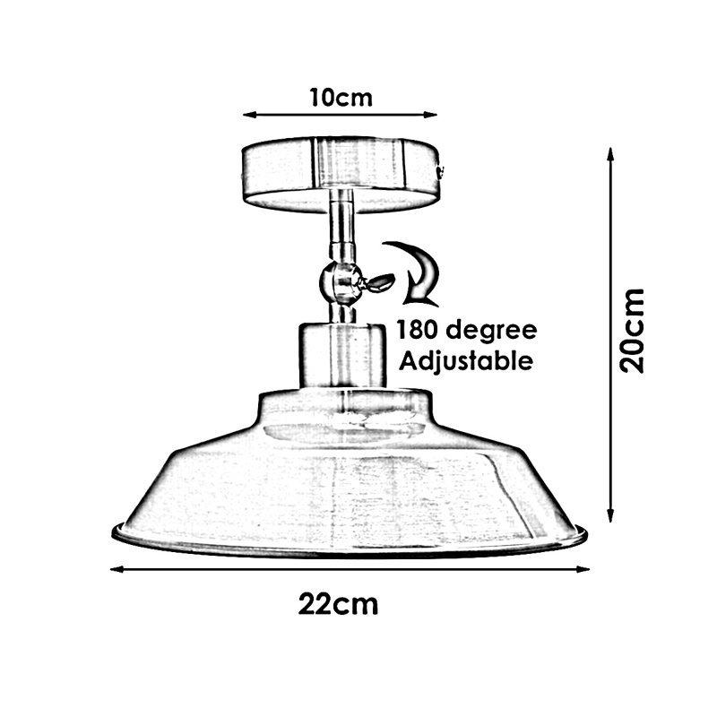 Bolduc Semi Flush Mount, Chrome