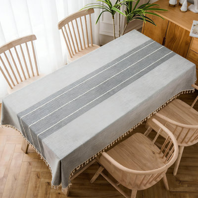Fabric Tablecloths,60L X 60W CM,Grey And Green