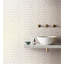 Natural Bianco 1" x 3" Marble Chevron Mosaic Wall Tile-67857339