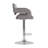 Swivel Upholstered Adjustable Height Counter Stool-766676961