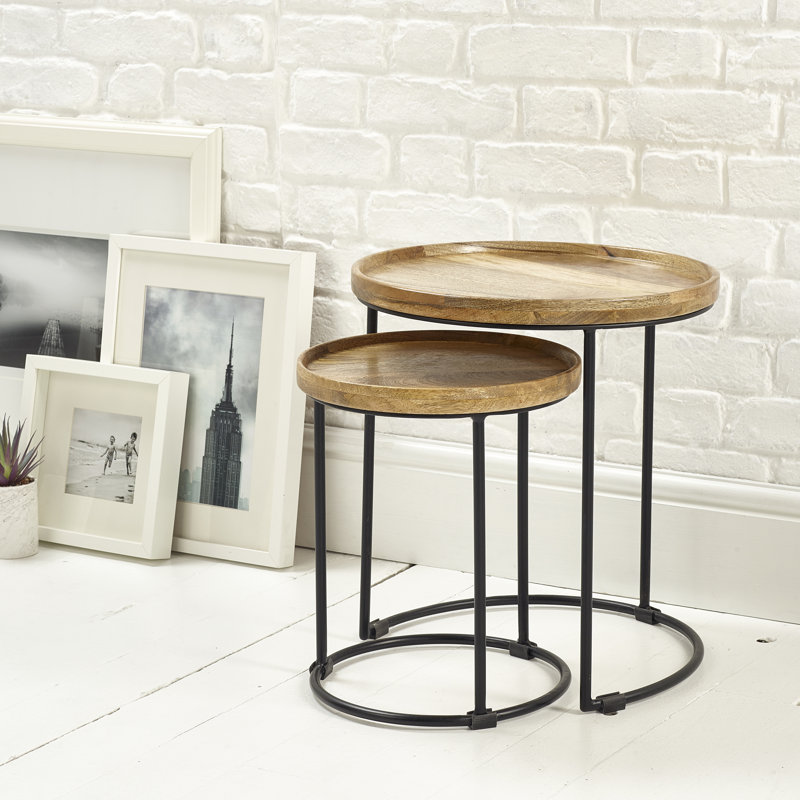 Angeville Tray Top Frame Nesting Tables