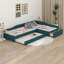 Lit de jour double tapissier avec couchette et tiroir Hennings-105767794